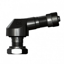 Paire de valve coudées Bridgeport en alu noir 11,3 mm