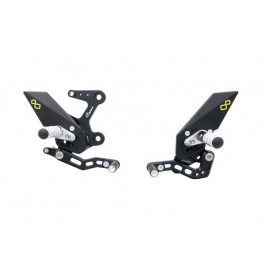 Platine repose pied Ligh Tech pour Kawazaki Ninja 400 2018-21