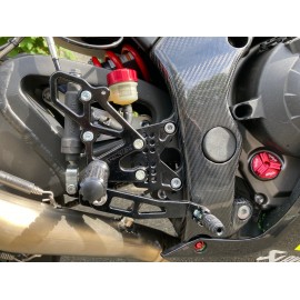 Platine repose pied Vortex réhausser reculer pour Kawazaki ZX10R  2011-15