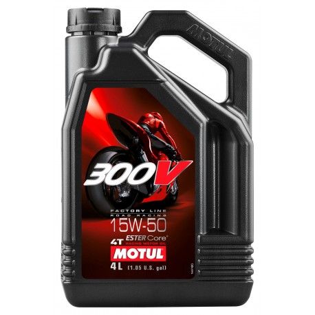 Huile Motul 300V Factory 10W50 4 litres