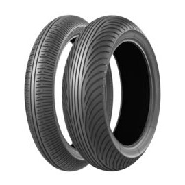 Pneu pluie Bridgestone avant et arriere 120/600/17 et 190/650/17