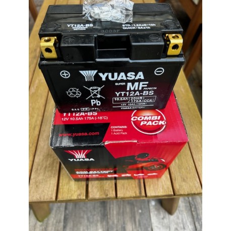 Batterie YT12A-BS Kawasaki Er6n/f origine Yusa